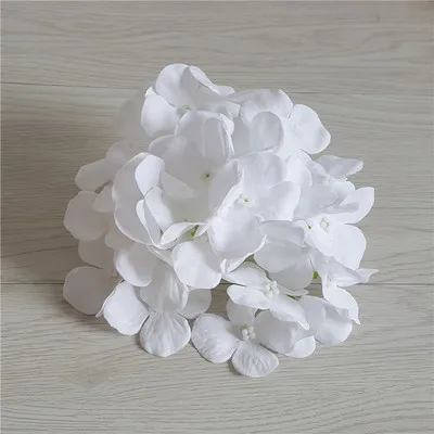 15cm hydrangea W Белые тематические стильные вечерние Свадебные DIY лента для украшения/бумажный фонарь/зонтик/воздушный шар искусственные розы гортензии Цветочные шары - Цвет: 15cm hydrangea W
