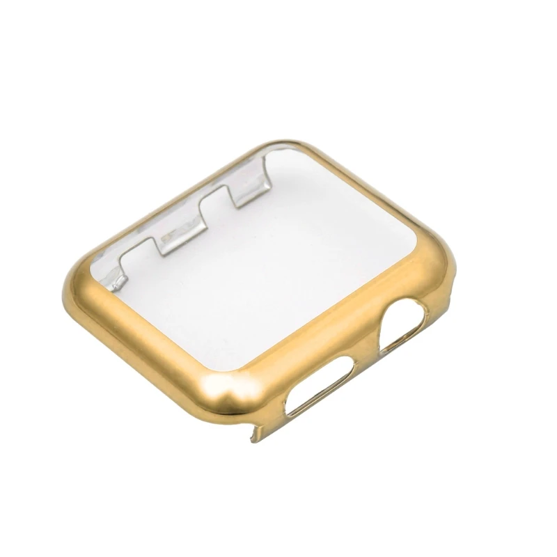 Gold 1 шт 42 мм ультра-тонкая полная защитная крышка для экрана pc чехол для Apple Watch - Цвет: Gold