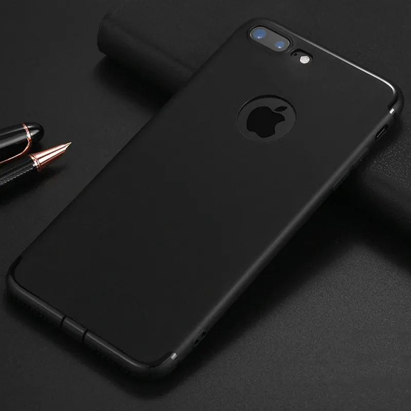 Чехол для Apple iPhone 7 Plus тонкий силиконовый мягкий чехол из ТПУ с заглушкой от пыли 5S