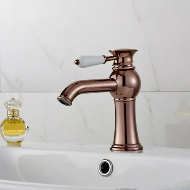 

Luxury gold finished brass faucets single handle cold water basin faucet G1097