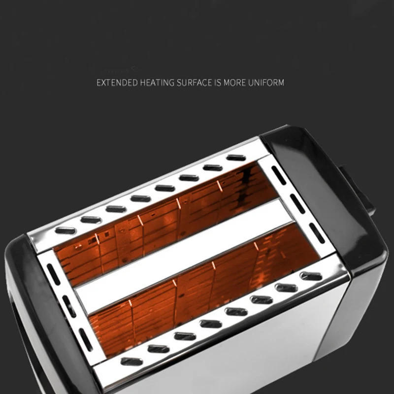 Автоматический тостер с 2х широкими прорезями для 4х дисков 6х шелковых