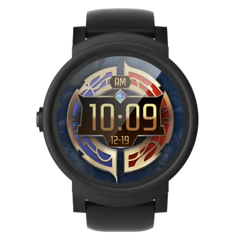 Черный Смарт-часы Ticwatch E Expres, ОС Android, MT2601, двухъядерный, IP67, водонепроницаемый, Bluetooth 4,1, wifi, gps, умные часы, телефон, ремешок на подарок - Цвет: Черный