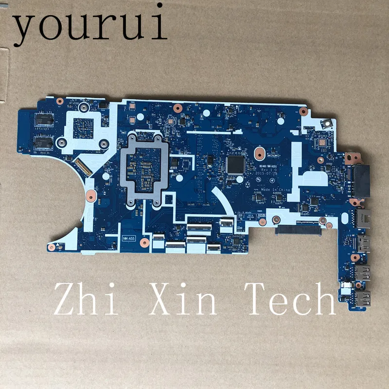 

yourui For Lenovo Thinpad E460 Laptop Motherboard with i5-6200 CPU FRU:00UP253 BE460 NM-A551 Test ok 100% Perfect