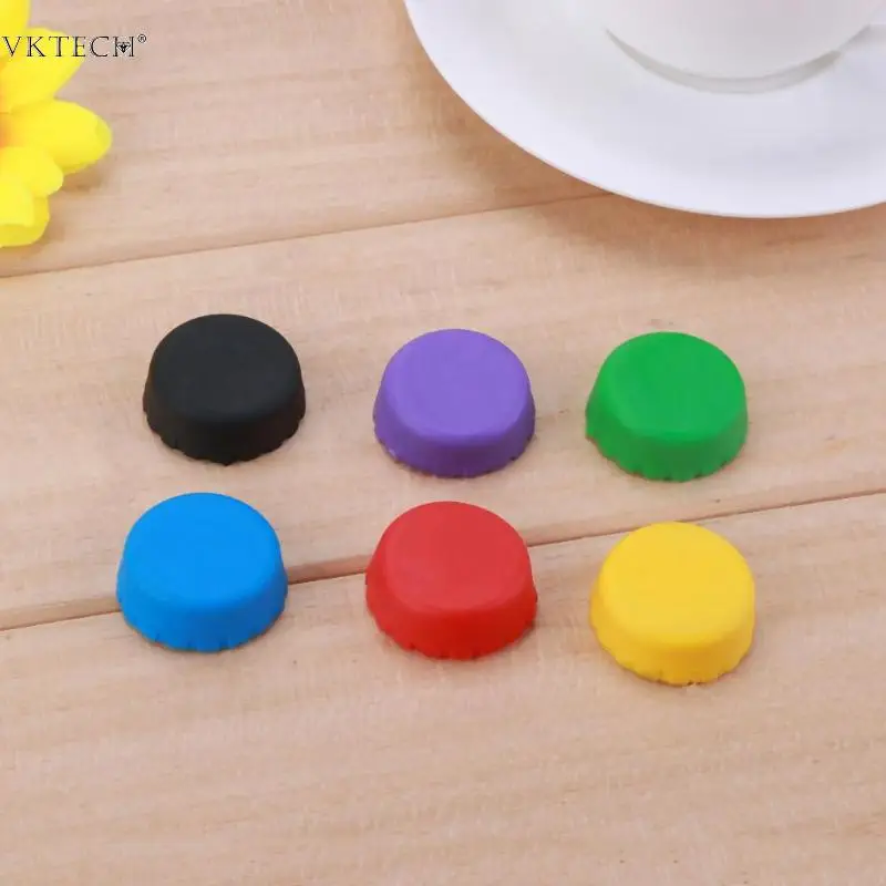 6 шт./компл. Крышка для бутылки пива повторное использование красочная