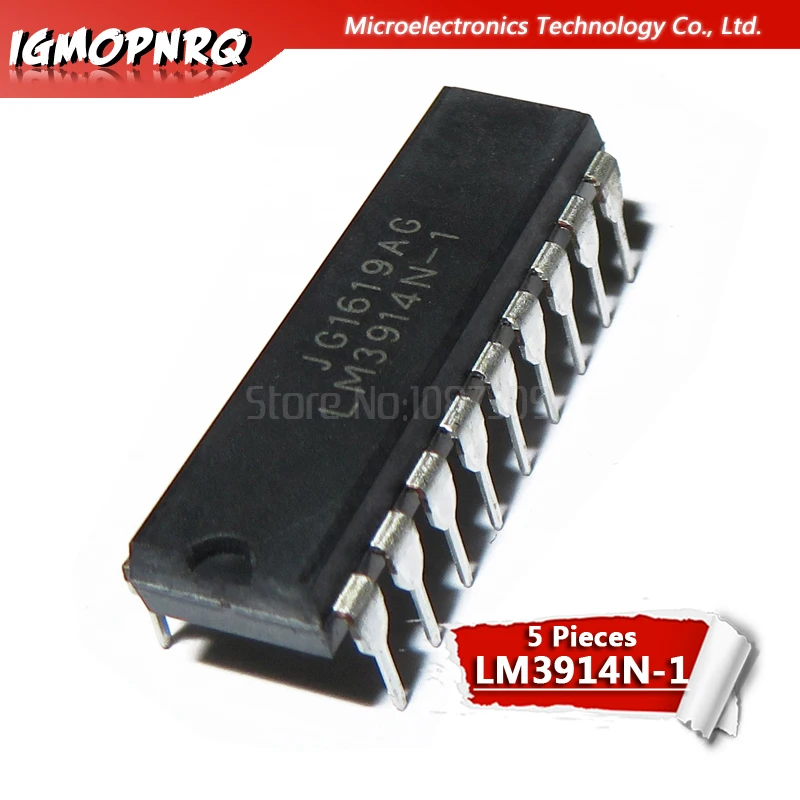 5 шт. LM3914N-1 LM3915N-1 DIP LM3914N LM3915N LM3916 | Электронные компоненты и принадлежности