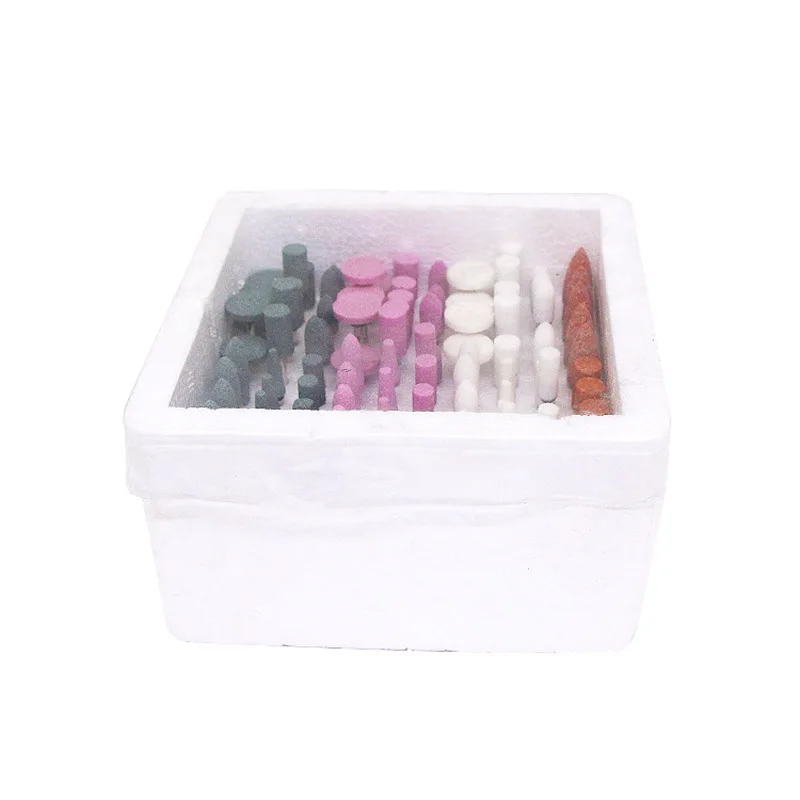 

100pcs Dental ceramic polishing burs finishing kit Dental Acrylic Polisher for metal stone