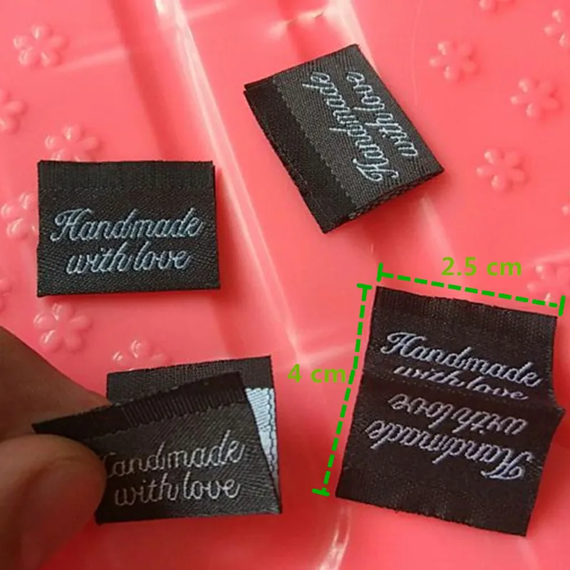 20 шт в наличии распродажа ручной работы с любовью полиэфирная ткань тканые