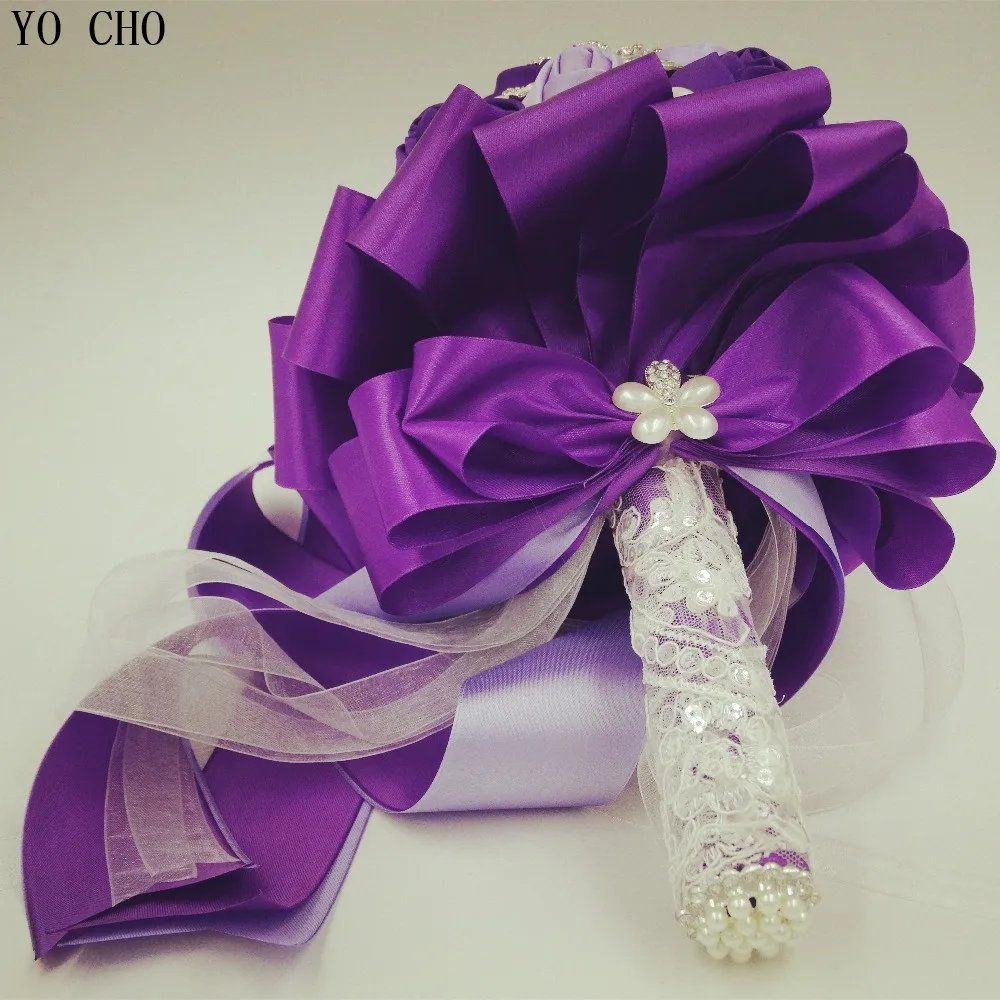 Букет невесты ручной работы с цветами и бриллиантами ювелирные изделия