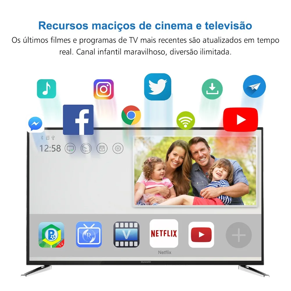 Brasil IP tv A2+ Edition 4 K, имеет почти 200 телеканалов, многие из них в HD, а также есть караоке, Bluetooth, Android 5,1