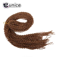 28inch eunice synthetic box braids thin twist zizi braid hair bohemian style brown99jblonde crochet braids hair extension