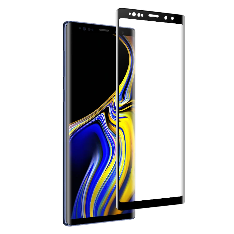 Защитная пленка на весь экран с клеем для Samsung S8 S9 Plus полное покрытие Galaxy S10E Note 9 8 10