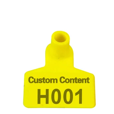 Ферма Животных свиньи Ушные бирки подписаны со словами заказной ушной лазерная