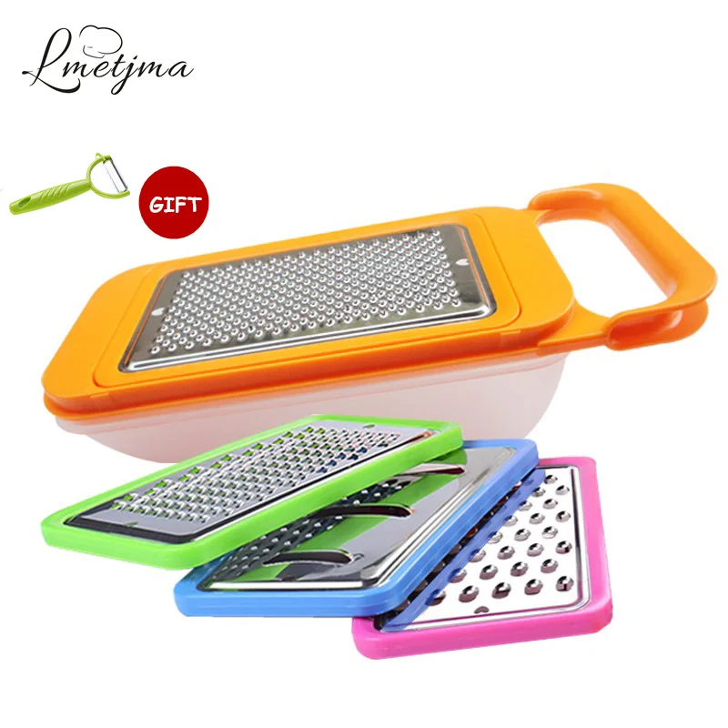Регулируемая овощерезка из нержавеющей стали 5 в 1 LMETJMA LK0728C|carrot grater|potato cuttervegetable