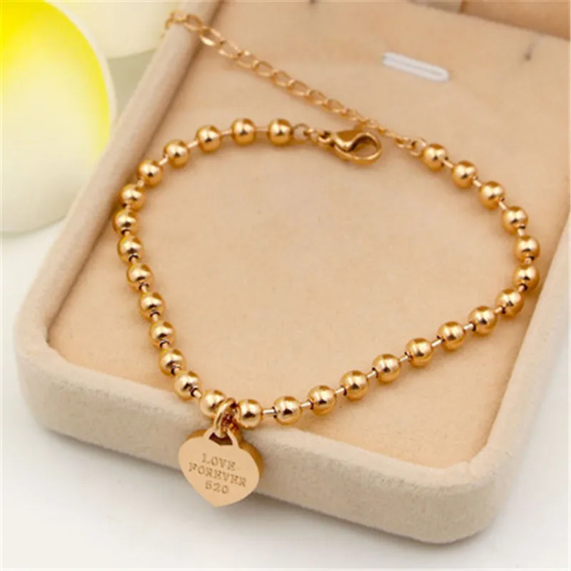 Женские Ювелирные изделия &quotLOVE FOREVER&quot браслеты с шариками браслет из бисера для
