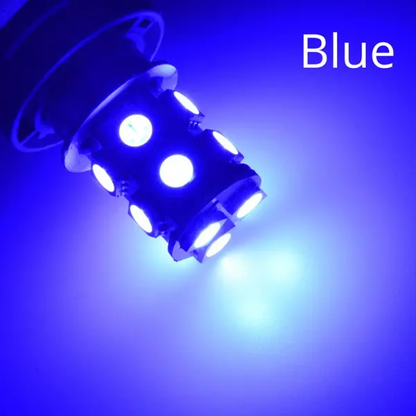 Blue 1156 BA15S 1157 BAY15D P21W BA15D 13Led 5050 Автомобильные светодиодные поворотные парковочные сигнальные огни, тормозные задние лампы, автомобильные задние лампы заднего хода, DC 12 В - Испускаемый цвет: Blue