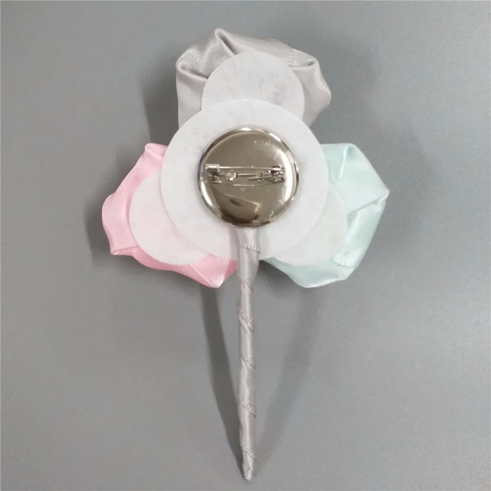 WifeLai-A 100% Handmade Silk Rose Wedding Corsage Diamond Accessories for Bride and Groom Color Optional XH205 | Свадьбы и торжества