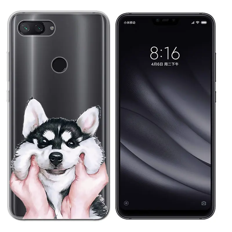 Cute Animal Fundas for Xiaomi Mi8 lite Silocone Case Mi 8 A2 Lite Soft TPU Redmi 4X 6A Note5 Note6 Pro |