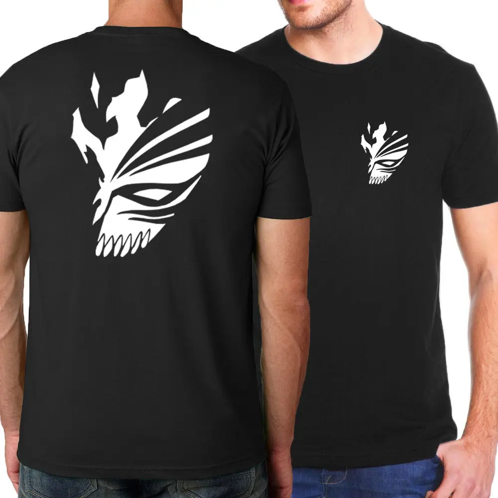 

Newest 2019 T Shirt Men Men Shirts Casual Male Design Japanese Anime Bleach Kurosaki Ichigo One Piece T Shirt