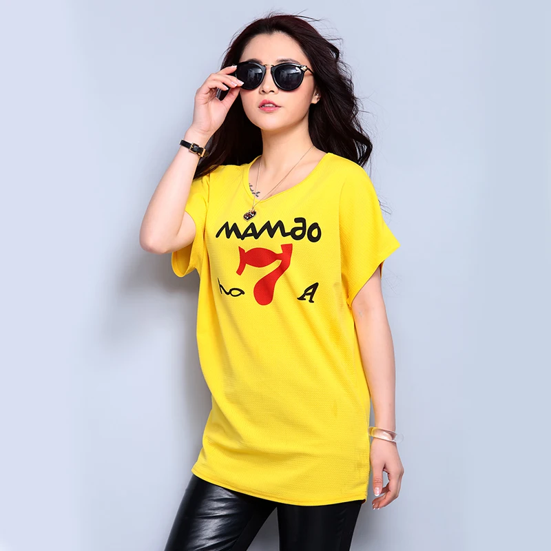 2017 Форме Крыла Летучей Мыши С Коротким Рукавом Футболки Женский О Образным