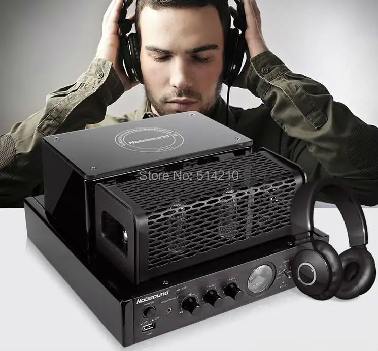 Новое поступление роскошный Nobsound MS-30D hifi трубка bluetooth Поддержка Usb музыкальный усилитель Обновление от MS-10DMKII