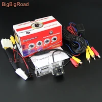 bigbigroad car rear view camera with rca port adapter 24 pins for renault clio 4 2012 2013 2014 2015 2016 2017 2018 2019