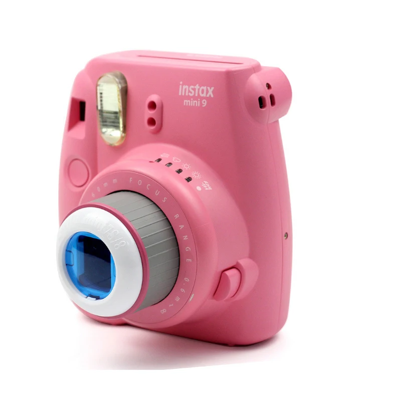 10 шт./лот 4/6 в 1 цветной фильтр крупным планом для Fujifilm Instax Mini 7S 7 8 8+ 9 Kitty мгновенная пленка объектив камеры цветное зеркало фильтра
