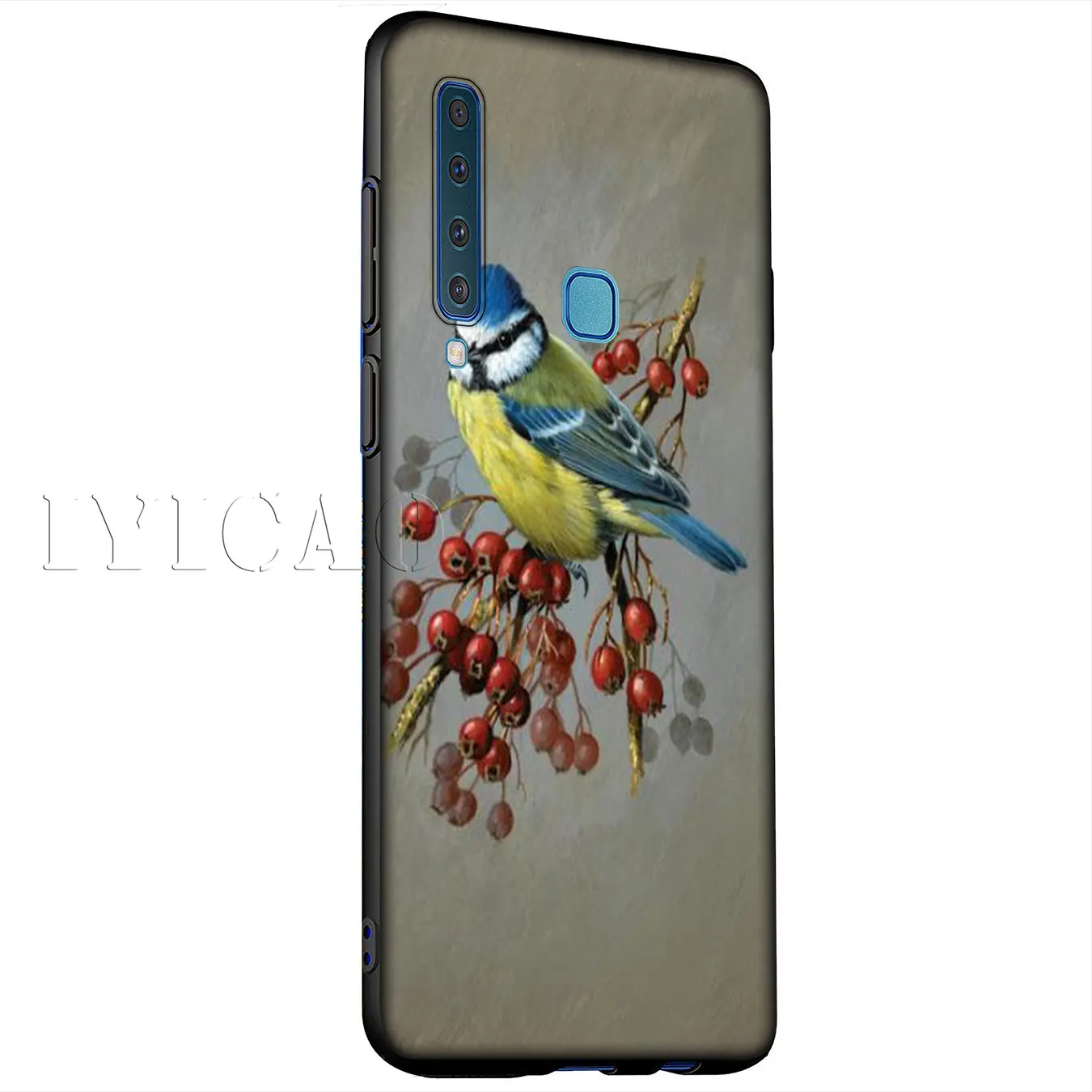 IYICAO Birds on the Tree Flying Coque Shell Silicone Soft Case for Samsung Galaxy A6 Plus A9 A8 A7 2018 A3 A5 2016 2017 Note 9 8 |