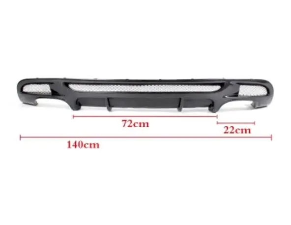 Карбон волокно задний бампер спойлер для автомобильных фар диффузор тканевые