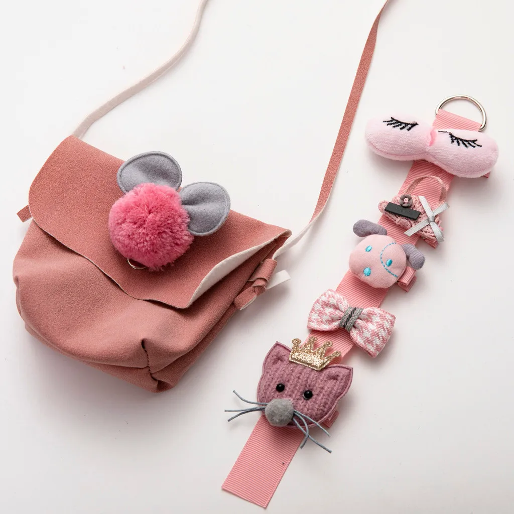 Детские заколки для волос с героями мультфильмов девочек Заколки бантом и