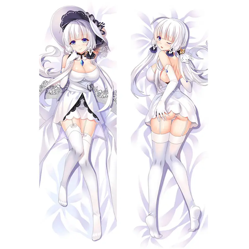 Polyester Аниме игры Azur Lane наволочки Azur Lane Dakimakura Чехол сексуальные девушки 3D двухсторонняя постельные принадлежности обниматься тела Чехол AL03A - Цвет: Polyester