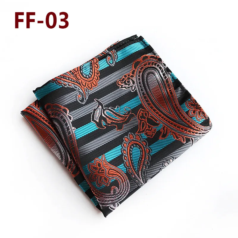 Новый Новинка Пейсли Цветочный принт Для мужчин s Бизнес Платки для Silk Pocket Square