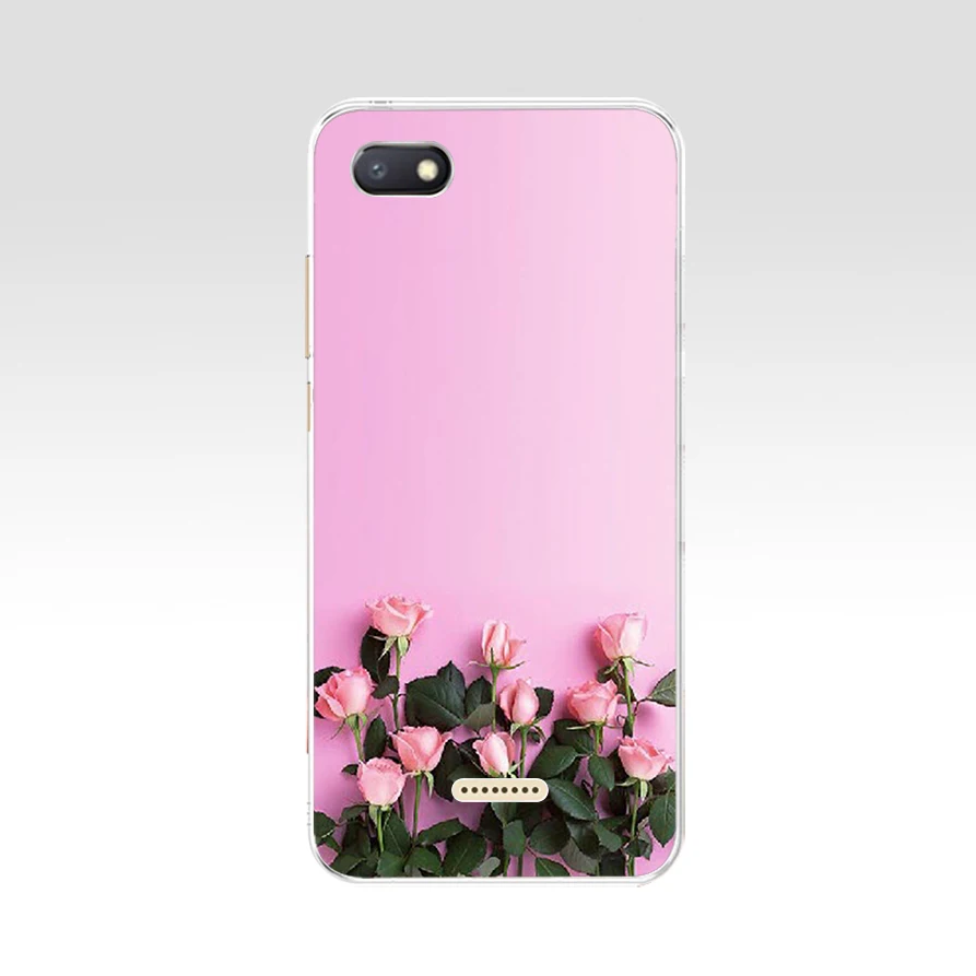 34 16 Xiaomi Redmi 6A case silicone cover 5.45" TPU Cartoon case on for Xiaomi redmi 6a redmi6a coque fundas phone bumper housing - Цвет: 34