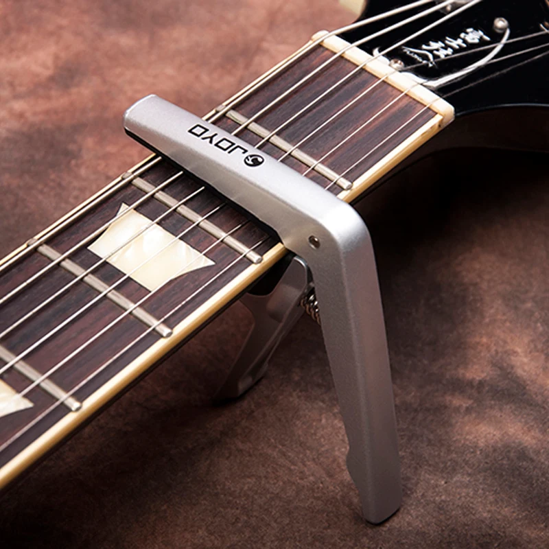 WS JOYO Capo для 6 струнной гитары цветные пластиковые Капо струн цвета черного