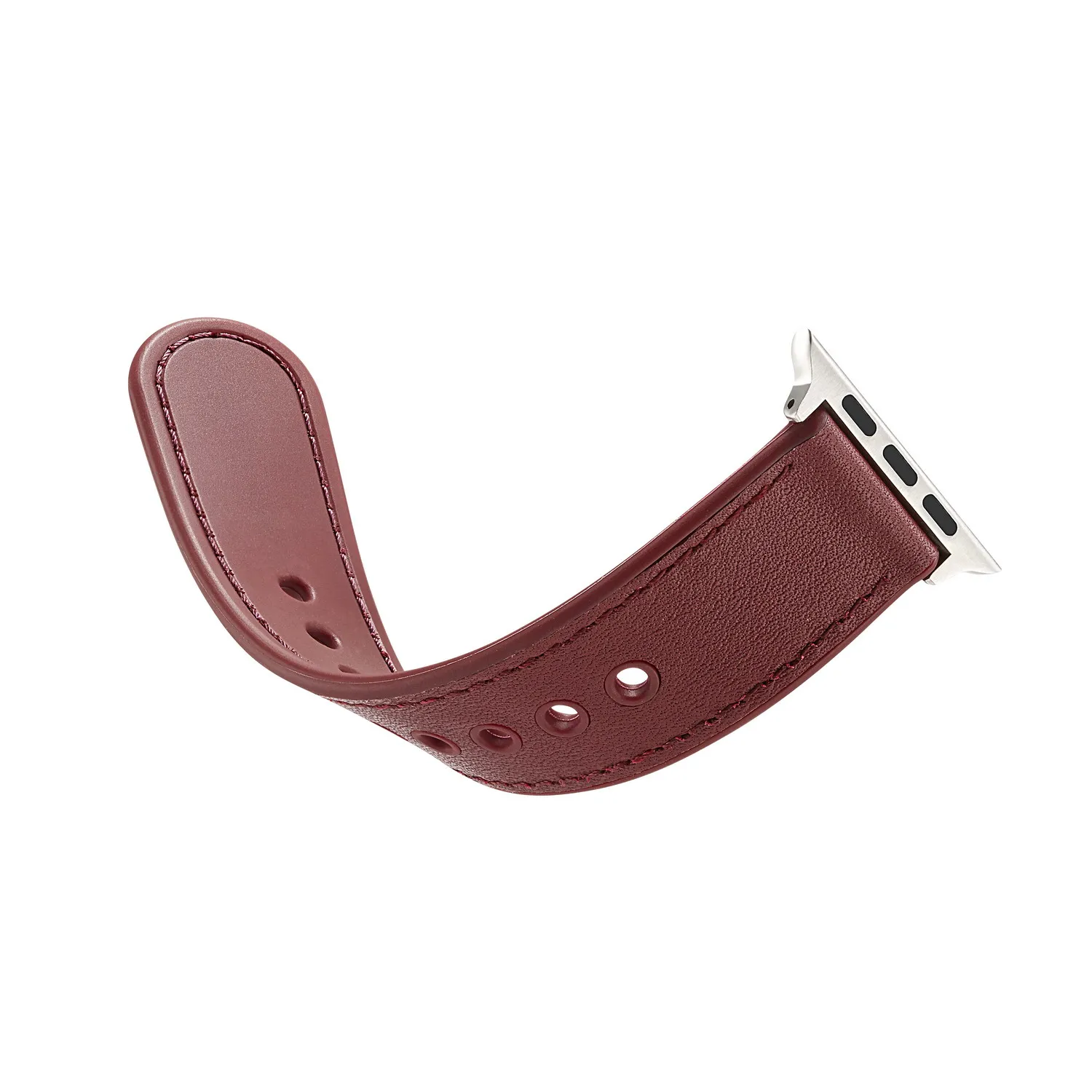 Кожа+ силикон correa для Apple Watch 4 ремешок 42 мм 38 мм 44 мм 40 мм браслет iwatch Band 3 2 аксессуары