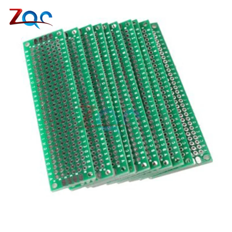 Двухсторонний прототип печатной платы 2*8 см 5 шт. | Инструменты