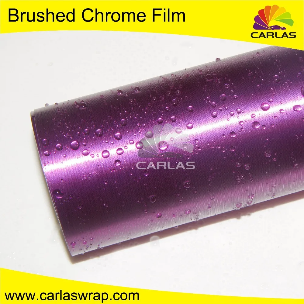 

152*30CM Brushed Purple Metallic Wrap with Vinyl Wraps for Cars free shipping