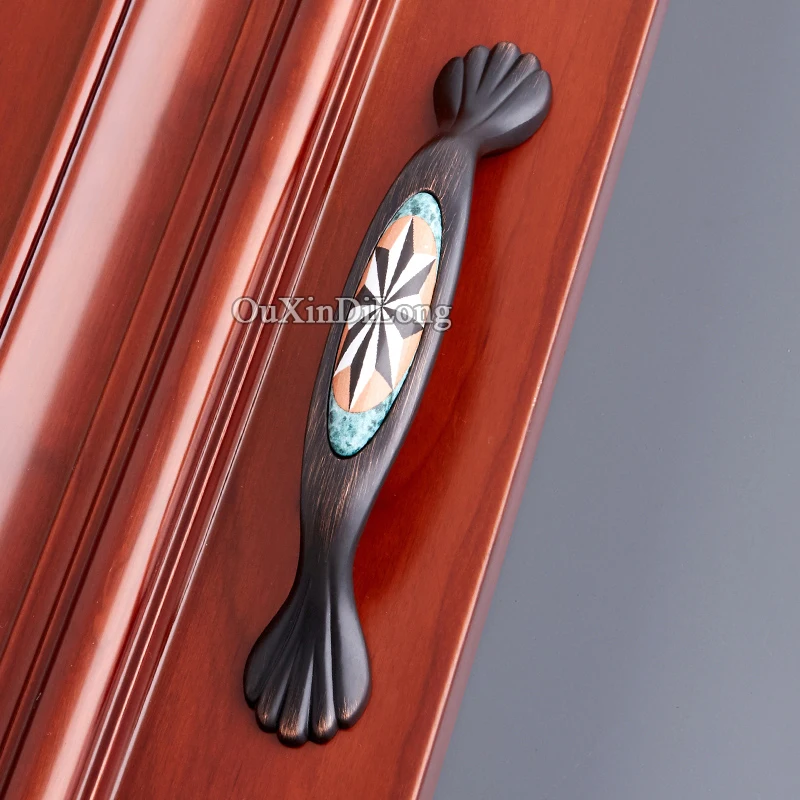 10 шт. ручка для кухонной двери с керамическим принтом|cabinet pull handle|designer kitchen door