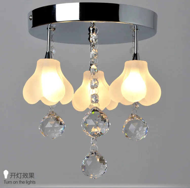 Free shipping 200mm lustre lustres de cristal flower chandelier 110V or 220V | Лампы и освещение