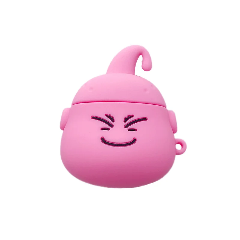 Airpods 1 2 милый японский мультфильм Dragon Ball Majin Buu наушники силиконовый чехол для Apple беспроводной Bluetooth гарнитура Чехлы Funda