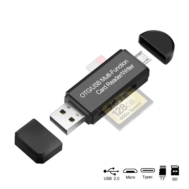 Многофункциональный картридер OTG Card Reader USB 2 0 Мирко карты для Micro SD/TF SD Android телефон