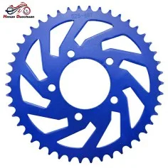 46T Sprocket Blue 525 525-14T 525-46T цепь трансмиссии мотоцикла и цветные Передние Задние звездочки комплект для Бенелли 600 BN600 BJ600 BN BJ 600 - Цвет: 46T Sprocket Blue