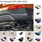 Наконечник выхлопной трубы глушителя для автомобиля, 1 шт., для Hyundai Creta IX25 2014 2015 2016 2017 2018