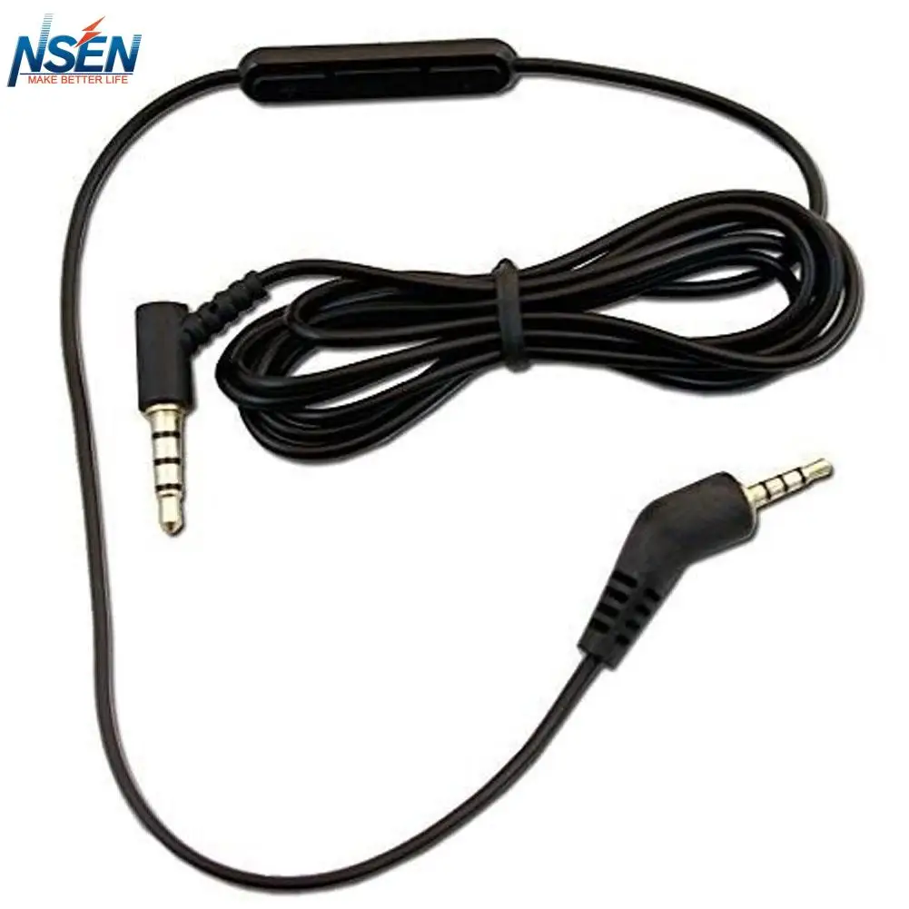 1.2 м Замена Встроенный пульт MIC микрофонный кабель для Bose QuietComfort 3 QC QC3