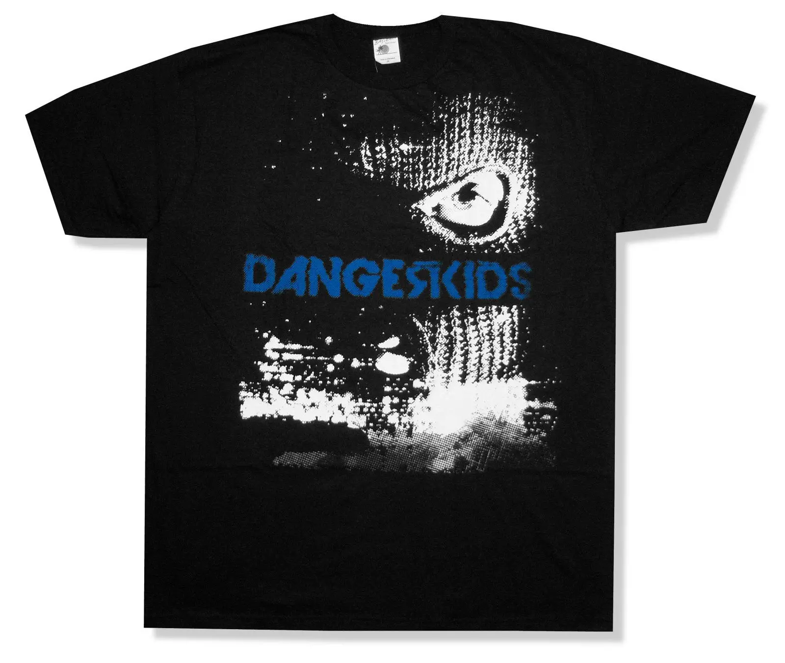 DANGERKIDS/черная облегающая футболка с рисунком Якорь новая официальная Мужская для