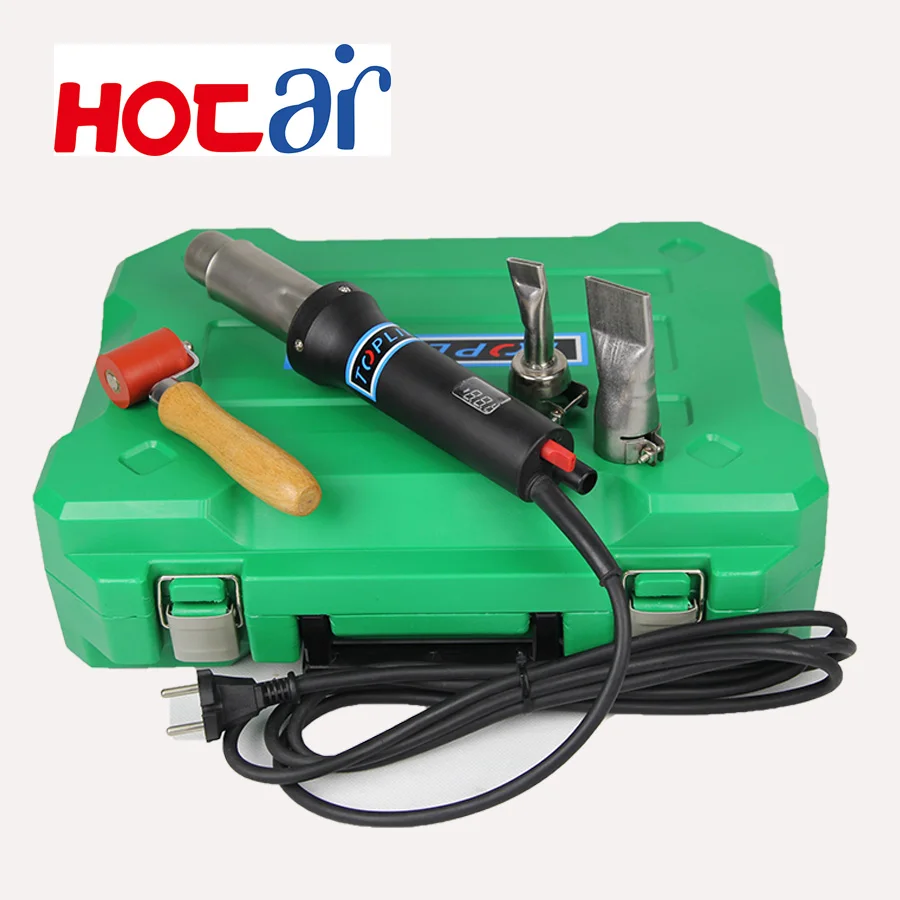 Фото Пластиковый пистолет горячего воздуха ПВХ сварочный набор HDPE геомембрана Пластиковый пистолет горячего воздуха ПВХ сварочный набор HDPE геомембрана