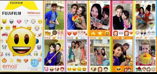 Оригинальный Fujifilm Instax Mini Fuji Film emoji для камер Мгновенной Печати 8 7 s 50 50i 90 25 dw Share SP 1