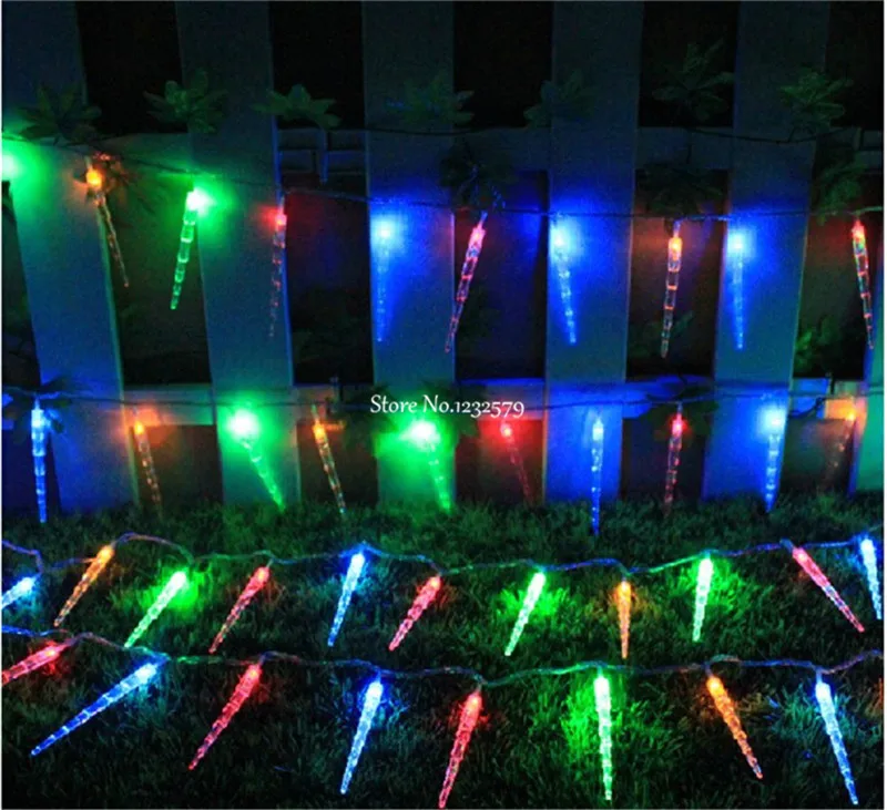 Luminaria 50 м 400 светодиодный гирлянда Рождественская гирлянда светильник сосулька лампа для рождественской елки гирлянда Свадебная вечеринка уличное украшение