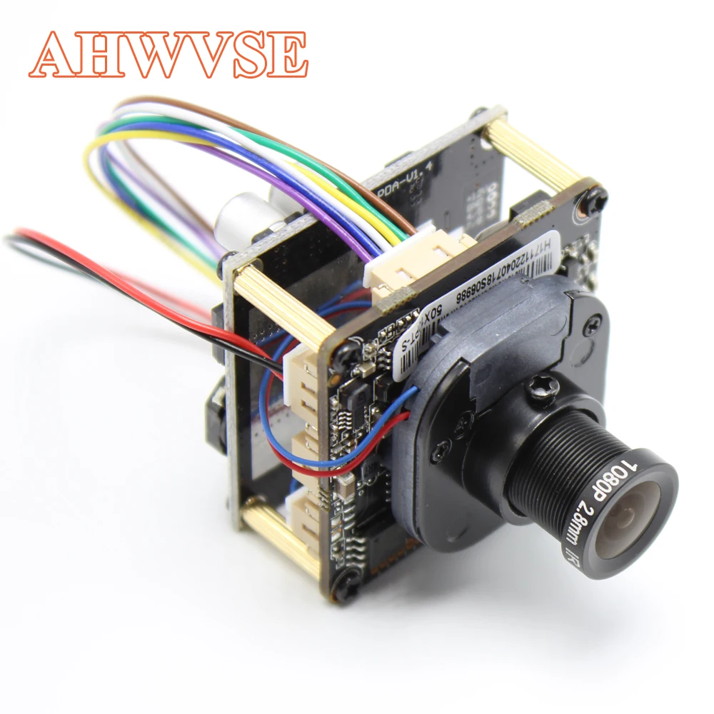 AHWVE Wide View 2,8 мм Объектив POE ip-камера модуль Плата с IRCUT RJ45 кабель DIY CCTV мобильное приложение XMEYE 960P 1080P 2MP ONVIF H264
