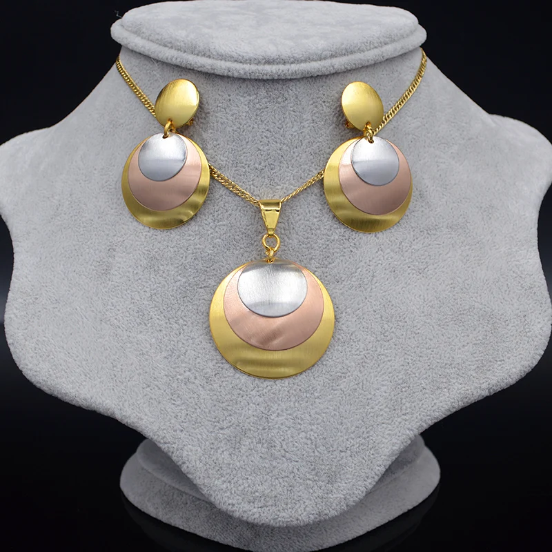 Ювелирные изделия Sunny Jewelry модные ювелирные 2021 роскошные женские серьги ожерелье