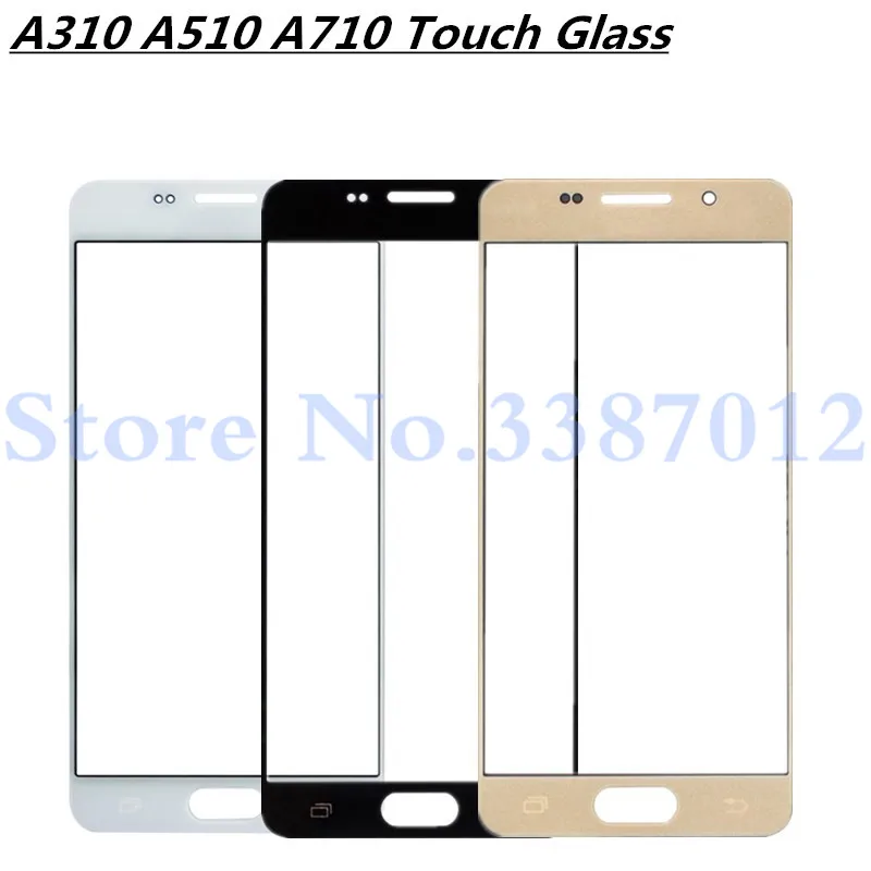 Внешнее Сменное стекло для Samsung Galaxy A3 A5 A7 2016 A310 A510 A710 передние сенсорные панели ЖК